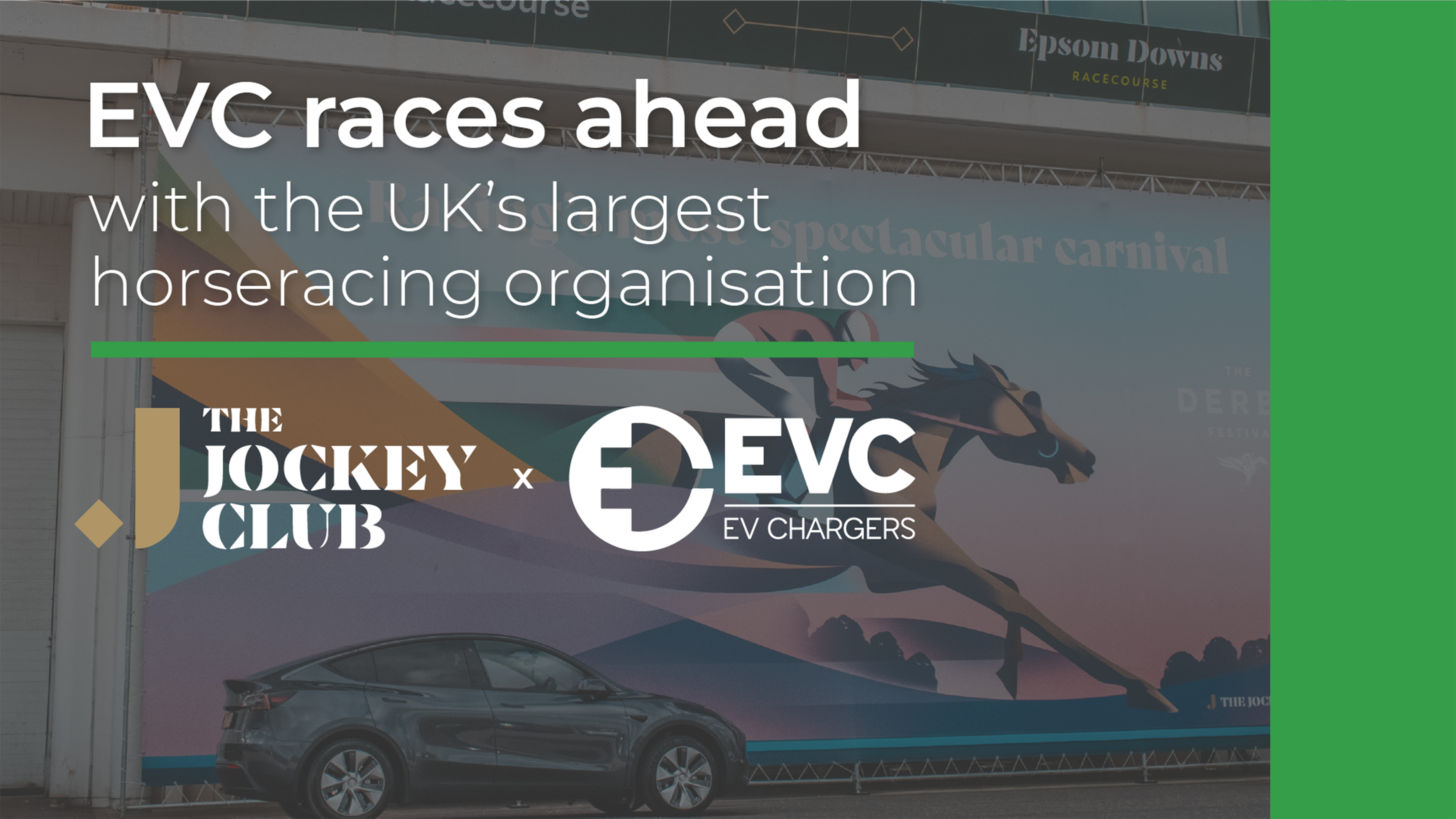 EVC races ahead with the UK’s largest horseracing organisation